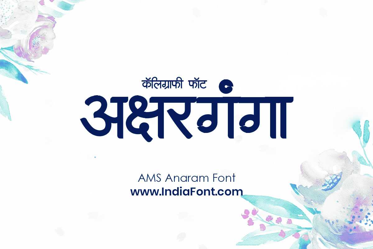 AMS Anaram Professional Publication Font Preview