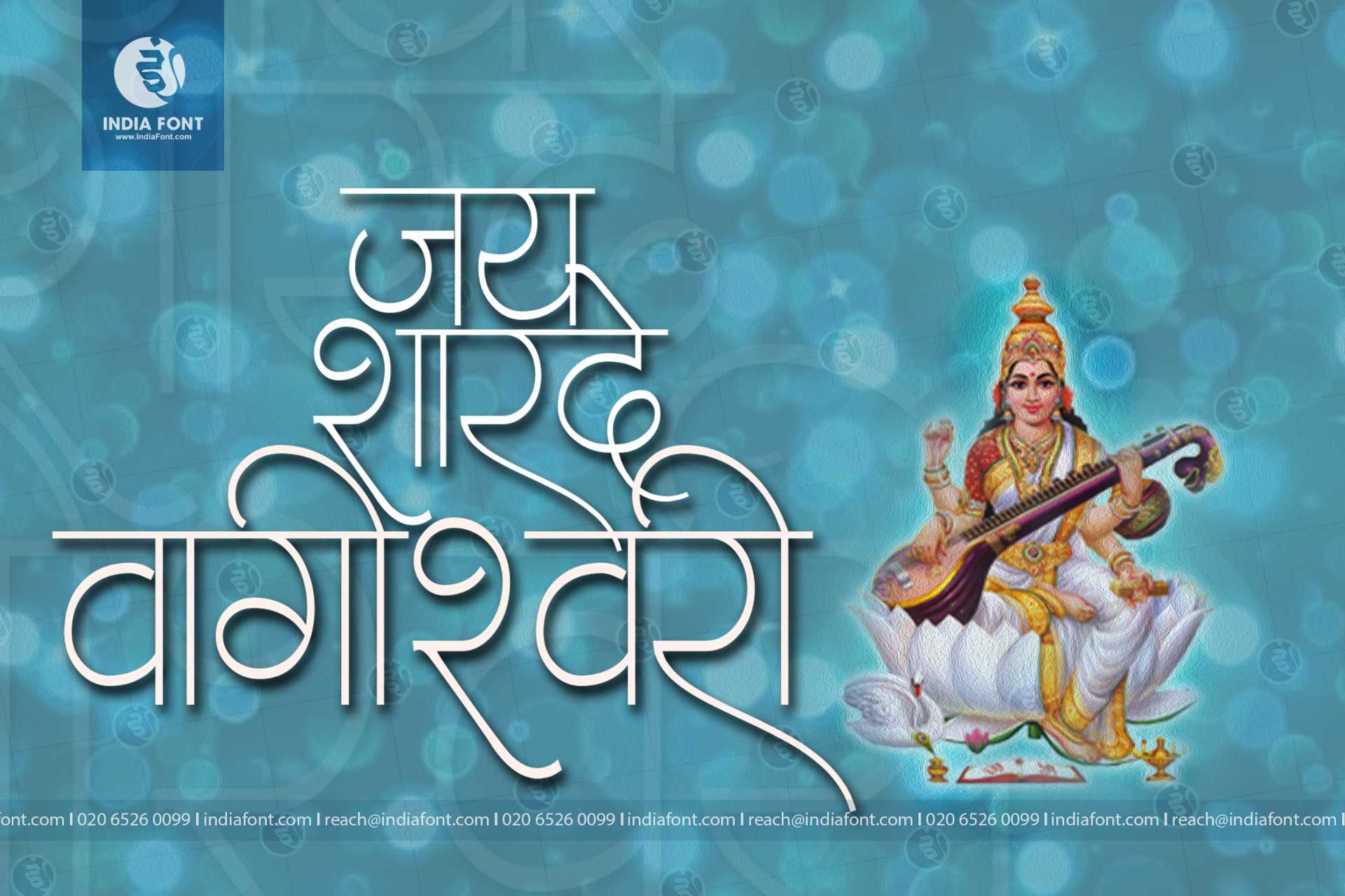 AMS Meghna font application and style demonstration