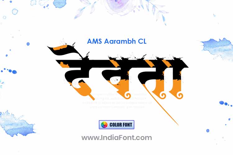 AMS Aarambh Color Font