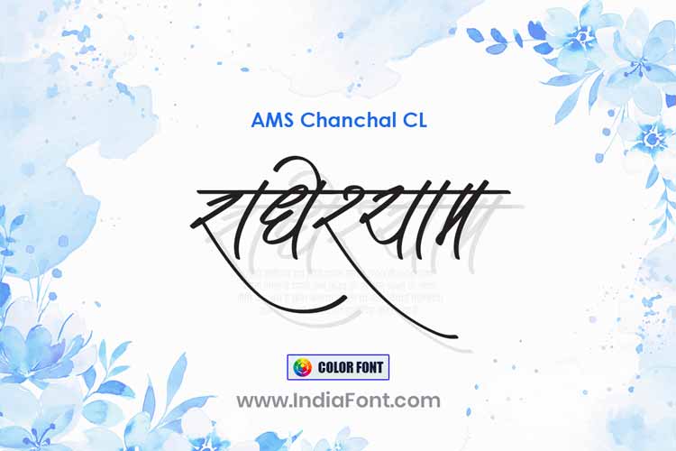 AMS Chanchal Color Font Free Download