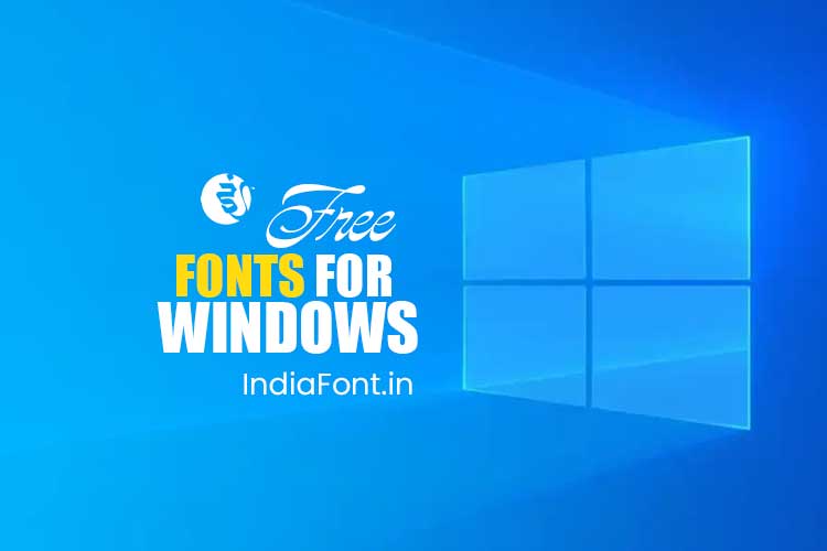 Hindi Fonts Free Download for Windows 10