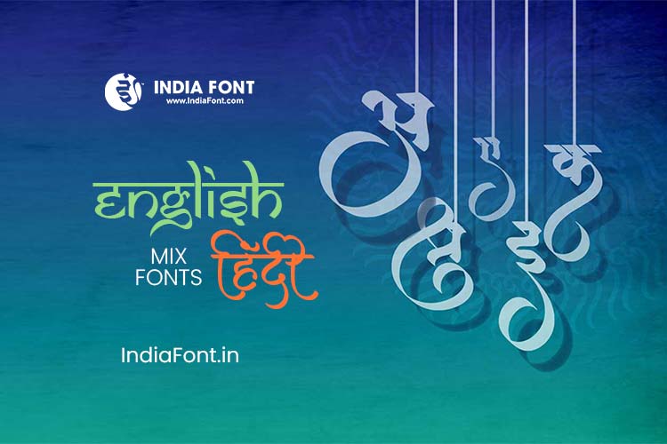 Hindi English font