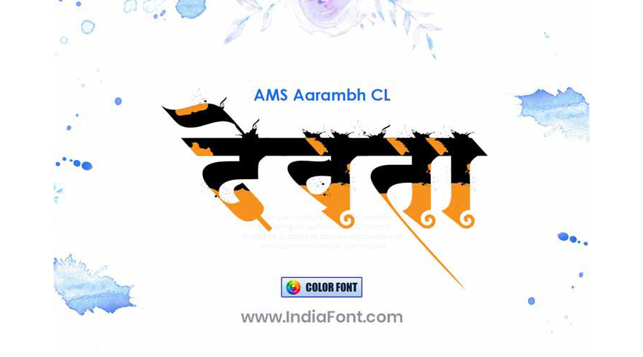 AMS Aarambh Color Font