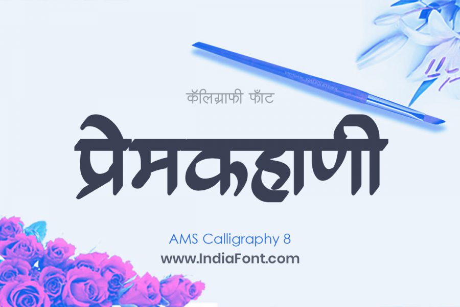 AMS Calligraphy 8 Font