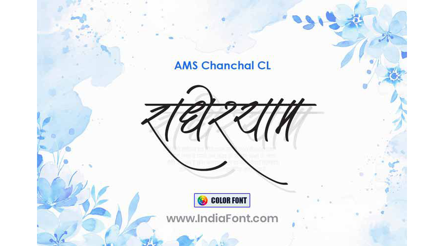 AMS Chanchal Color Font