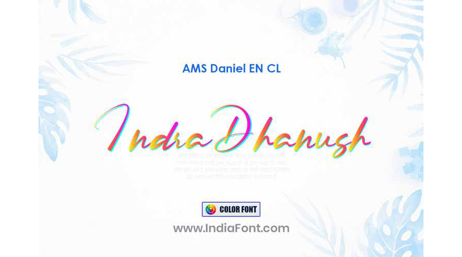 AMS Daniel English Color Font